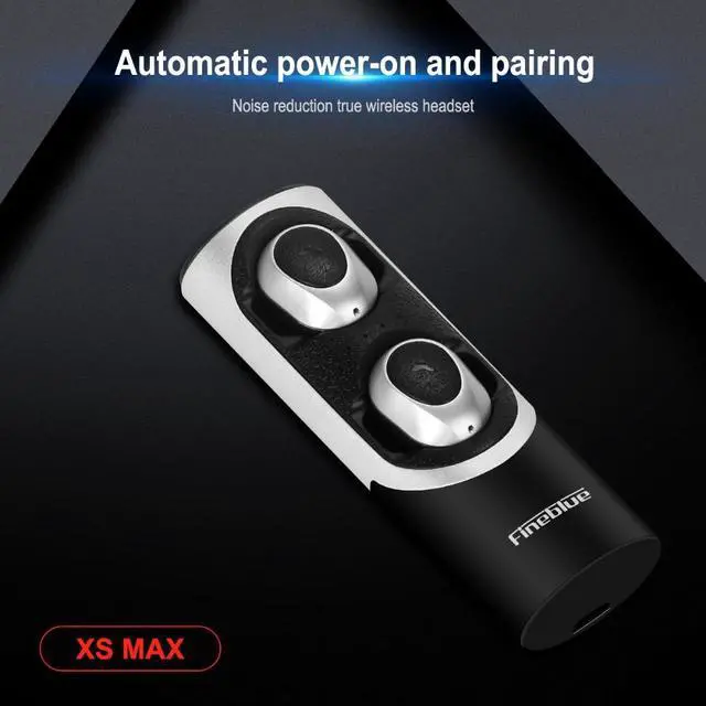 Alt view image 2 of 7 - FineBlue XS MAX bluetooth 5.0 free role switching Wireless Earphones with Dual Mic Bluetooth V5.0 Sports Headphones 3D Stereo