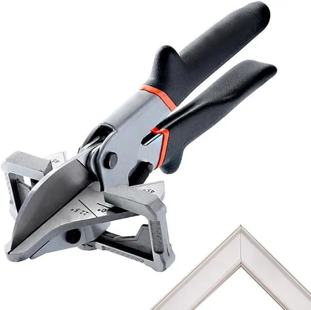 Main image of 0-135 Degree Adjustable Angle Trim Shear PVC Trunking Tube Multi Angle Shear Gasket Mitre Trimmer Cutter Hand Tool Tools