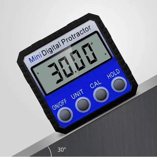 Alt view image 2 of 6 - Digital Inclinometer Display Protractor Inclinometer 0.1 Resolution Bottom With Magnet Waterproof Angle Finder Measure Bevel