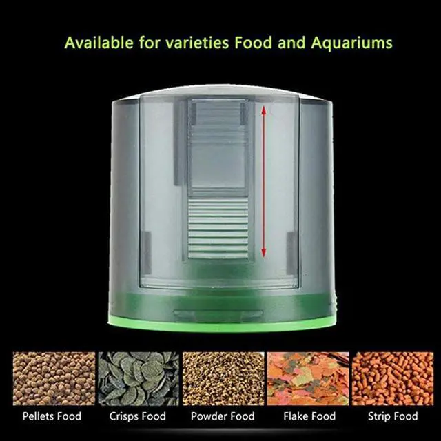 Alt view image 5 of 7 - Automatic Fish Feeder Aquarium Fish Tank Electrical Plastic Timer Feeders Food Feeding Dispenser Fishes Feeder Tool