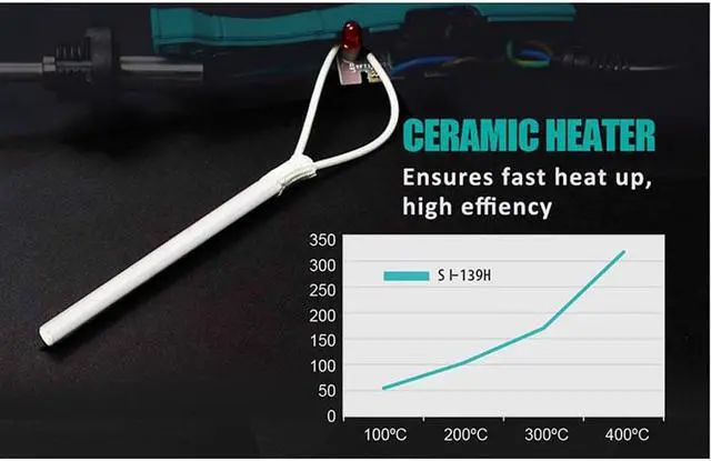 Alt view image 7 of 7 - New Pro'skit SI-139H 220V Adjustable Double Power Electricity Soldering Iron 15W/30W Welding Solder Rework Station Heat Pencil Repair Tools