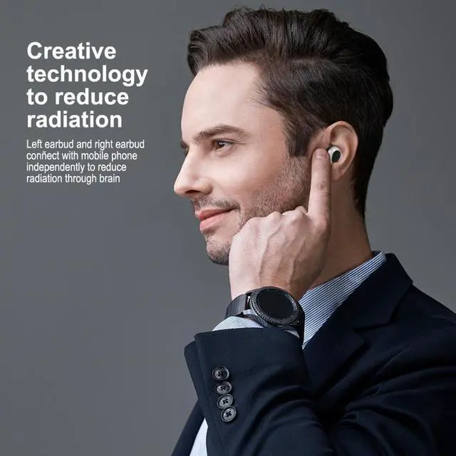 Alt view image 6 of 7 - FineBlue XS MAX bluetooth 5.0 free role switching Wireless Earphones with Dual Mic Bluetooth V5.0 Sports Headphones 3D Stereo