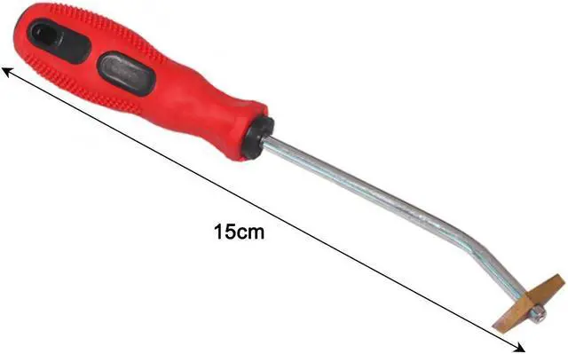 Alt view image 2 of 6 - Tile Beauty Seam Jointing Knife Clearing Tool Sparse Knife Slotting Machine Beauty Grouting Construction Tool - Red