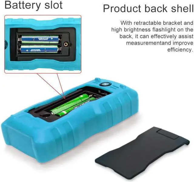 Alt view image 2 of 7 - ANENG V01B 4000 Counts Digital Multimeter Comprobador Automotive Electrical Dmm Transistor Tester Capacitance Meter Test Point - Blue