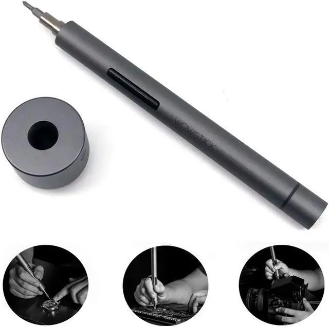Alt view image 3 of 7 - Mini Electric Screwdriver Rechargeable Cordless Power Screw Driver Kit With LED Light Lithium Battery Electric Screwdriver