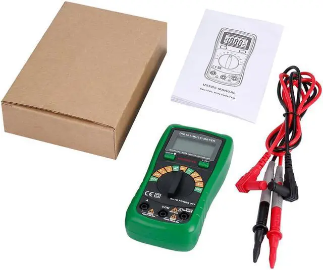 Alt view image 4 of 7 - 3.5 inch LCD Display Digital Multimeter Temperature Capacitance Frequency Test Auto Power Off Low Voltage Indication Backlight