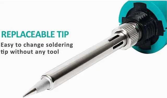 Alt view image 3 of 7 - New Pro'skit SI-139H 220V Adjustable Double Power Electricity Soldering Iron 15W/30W Welding Solder Rework Station Heat Pencil Repair Tools