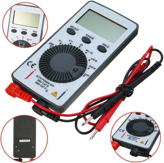 Alt view image 3 of 7 - AN101 Pocket LCD Digital Multimeter Backlight AC/DC Automatic Meter for Voltmeter Ammeter Ohm Tester Meter
