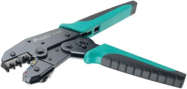 Alt view image 5 of 7 - Pro'skit CP-3005F Multifunctional Crimping Pliers Ratchet Cable Wire Stripper Terminal Tool Terminal Clamp Repair Tools Pliers