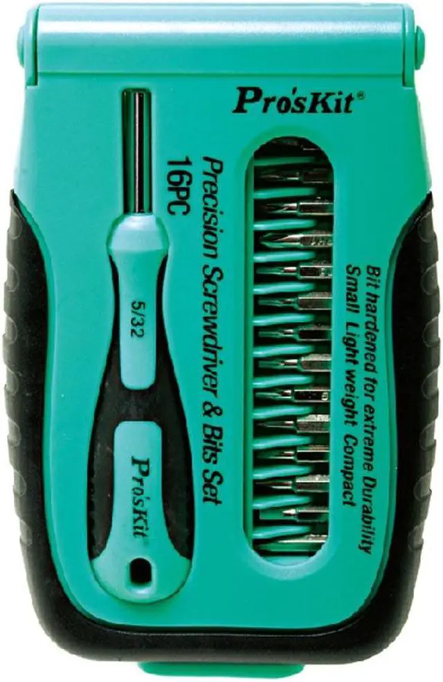 Alt view image 3 of 5 - Pro'sKit SD-9804 15 IN 1 Precision Electronic Screwdriver Set Screwdriver Bit Driver Hand Tools