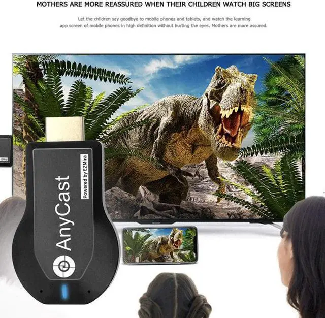 Alt view image 3 of 7 - Wireless WiFi Display TV Dongle Receiver for AnyCast M2 Plus for Airplay 1080P HDMI TV Stick for DLNA Miracast