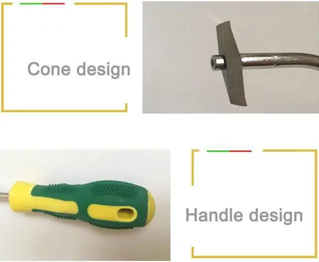 Alt view image 5 of 6 - Tile Beauty Seam Jointing Knife Clearing Tool Sparse Knife Slotting Machine Beauty Grouting Construction Tool - Green