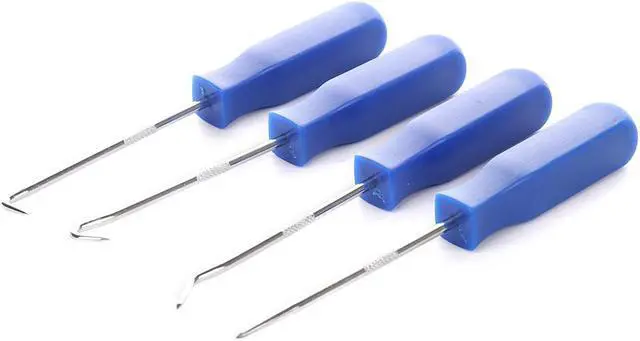 Alt view image 3 of 7 - 4Pcs/Set Auto Car Pick and Hook Set O Ring Oil Seal Gasket Puller Remover Craft Hand Tool Car Remover Tool Set Dropship