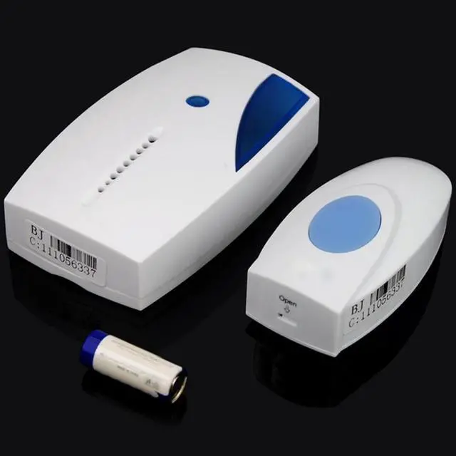 Alt view image 6 of 6 - Waterproof Smart LED Indication Wireless Chime Music Door Bell Transmitter & Receiver Range Remote Control Wireless Doorbell