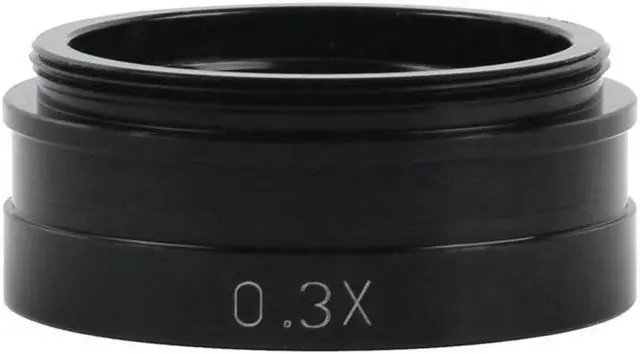 Main image of 0.3X Barlow Auxiliary Objective Glass Lens For XDC-10A 180X 300X C-MOUNT Lens Industry Video Microscope Camera