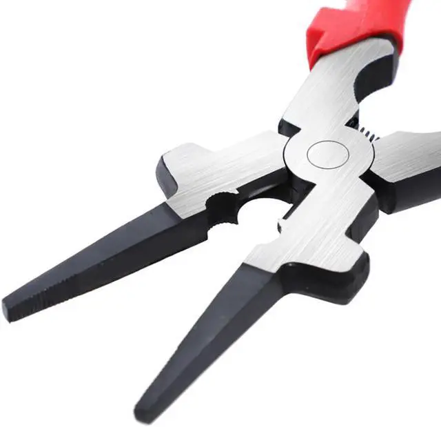 Alt view image 2 of 7 - Multi-function Pliers Gas Shielded Welding Forceps Clip Nozzle Tip Wire Cable Pincers for MIG Welding Removing Wire Tool Tools