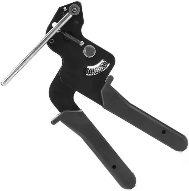 Alt view image 2 of 6 - High Quality 50# Steel Cable Tie Gun for 2.4-9mm Stainless Steel Cable Tie LS-600R Hand Cable Tie Fastening Tool Cable Tie Black