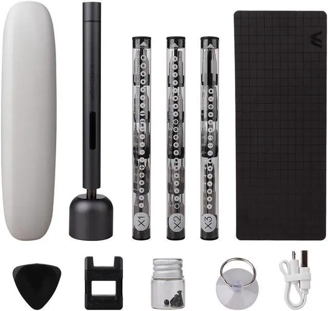 Main image of Mini Electric Screwdriver Rechargeable Cordless Power Screw Driver Kit With LED Light Lithium Battery Electric Screwdriver