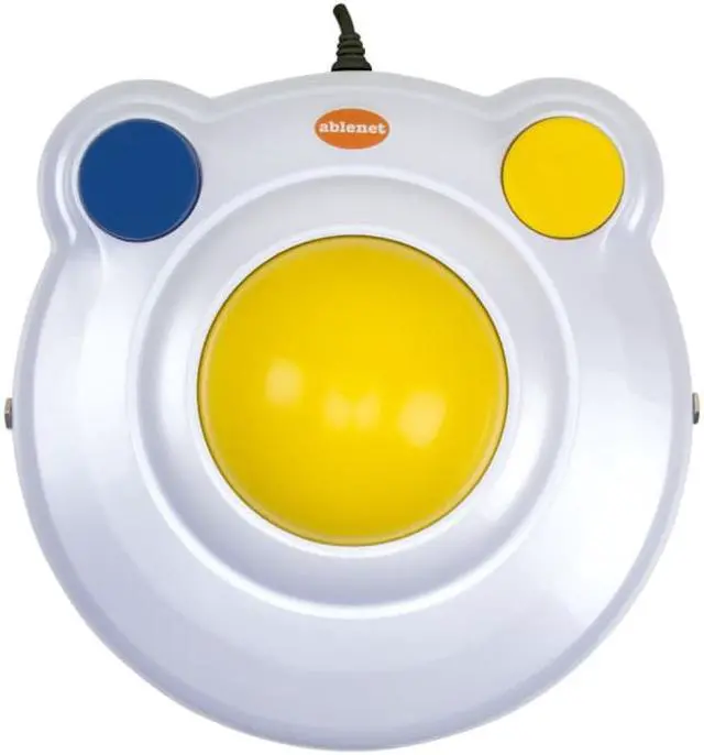 Alt view image 7 of 7 - AbleNet BIGtrack 2.0 Trackball Mouse – New and Improved Version 2.0 Switch Enabled and USB Wired Part#12000006 (Switch is not Included)