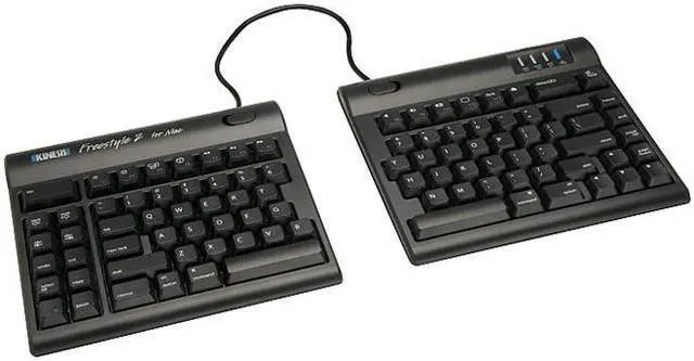Alt view image 3 of 10 - Kinesis Freestyle 2 Convertible Keyboard KB800HMB for Mac KB800HMBUS