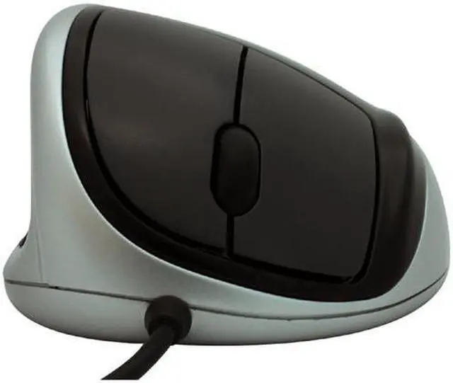 Main image of GoldTouch KOV-GTM-L Ergonomic Optical Mouse, Gray/Silver