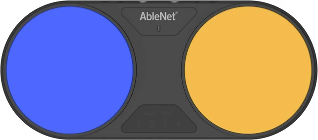 Main image of Go wireless with your switch access to a tablet, computer, mobile phone, or other devices with a Bluetooth connection. The Blue2 FT accessibility switch uses highly-sensitive proximity sensor technolo