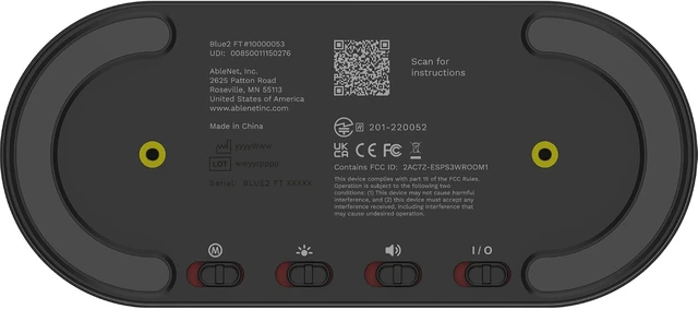 Alt view image 2 of 4 - Go wireless with your switch access to a tablet, computer, mobile phone, or other devices with a Bluetooth connection. The Blue2 FT accessibility switch uses highly-sensitive proximity sensor technolo