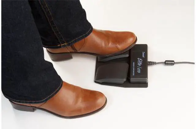 Alt view image 2 of 3 - Kinesis Savant Elite Programmable Dual Pedal Foot Switch FS20A