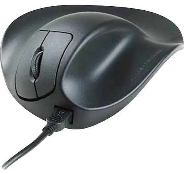 Main image of Hippus L2WB-LC Black 3 Buttons 1 x Wheel USB Wired 1500 dpi Handshoe Mouse Light Click, Right Hand, Wired, Large