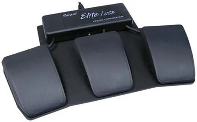 Main image of Kinesis Savant Elite Programmable Triple Action Footswitch, USB - FS30A-USB-UL