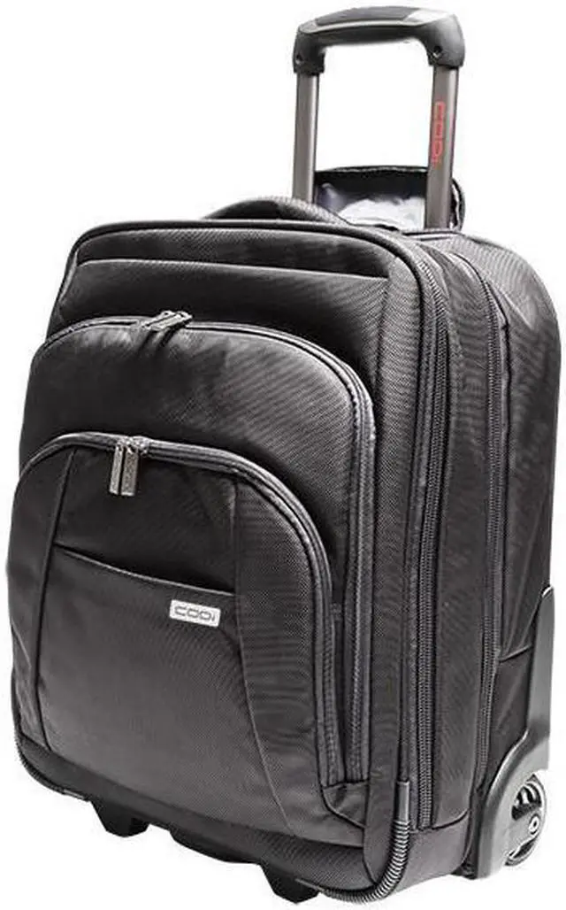 Alt view image 8 of 18 - Codi Mobile max Carrying Case (Roller) for 17.3" Travel Essential - Black - Nylon - 18.5" Height x 13.8" Width x 9" Depth