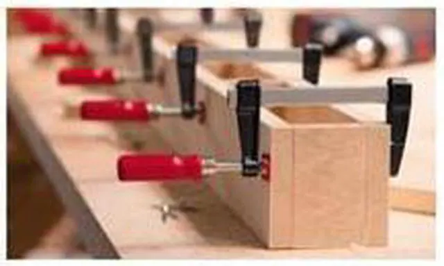 Main image of BESSEY LM2.004 4 in Clamp Wood Handle and 2 in Throat Depth