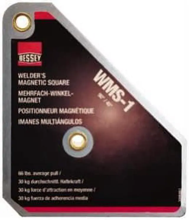 Alt view image 4 of 9 - BESSEY WMS-5 Magnetic Welding Square,3-3/4InLx3/4InW