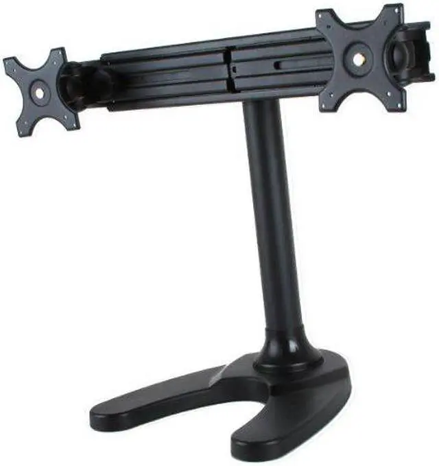 Main image of Dual Monitor Stand, Free Standing Sliding Arm Monitor Mount for Two LCD Screens