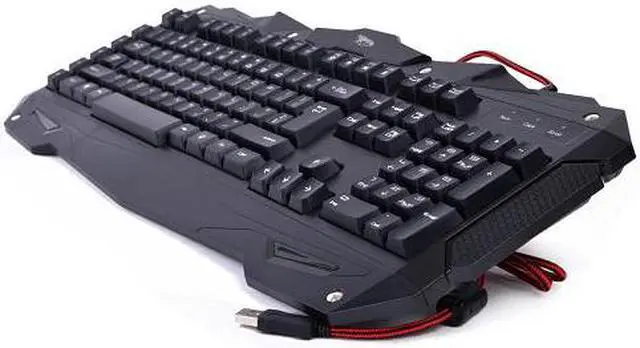 Alt view image 5 of 20 - IMICRO IM-KBCOBV8 iMicro Cobra IM-KBCOBV8 110-Key Wired USB LED Backlit Gaming Keyboard (Black)