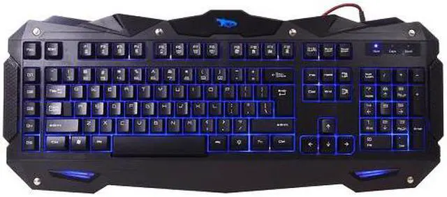 Alt view image 4 of 20 - IMICRO IM-KBCOBV8 iMicro Cobra IM-KBCOBV8 110-Key Wired USB LED Backlit Gaming Keyboard (Black)