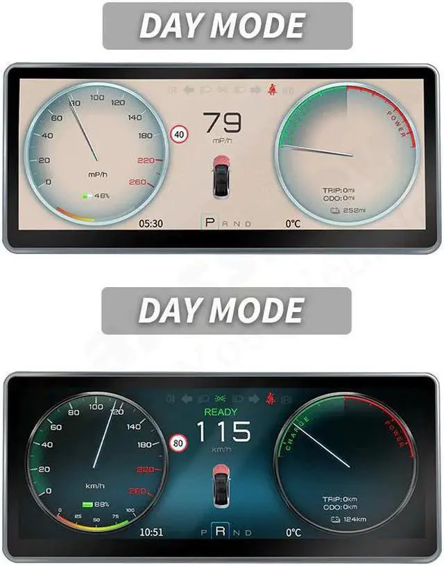 Alt view image 5 of 7 - Center Console Dashboard Touch Screen w/Wireless Airplay (Linux 9.0") for Tesla Model 3/Y