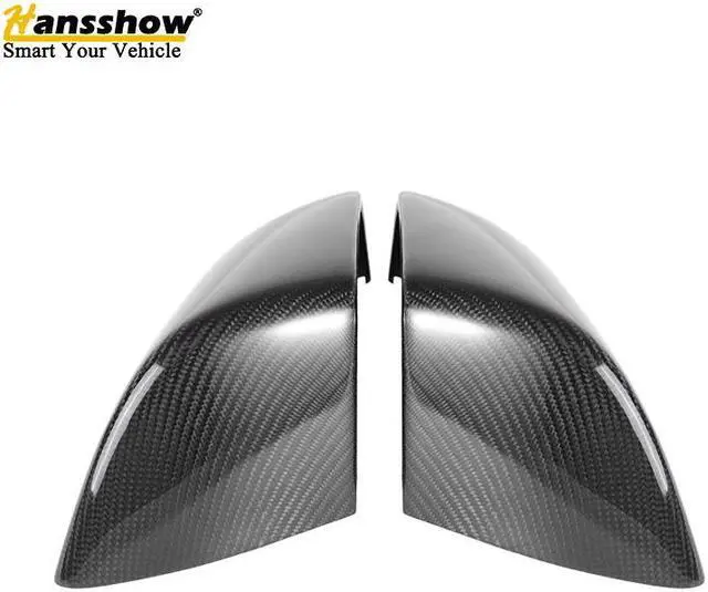 Alt view image 4 of 7 - Real Carbon Fiber Side View Mirror Cover for the Tesla Model Y (GLOSS)