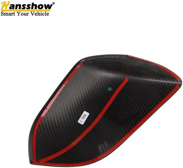 Alt view image 6 of 7 - Real Carbon Fiber Side View Mirror Cover for the Tesla Model Y (MATTE)