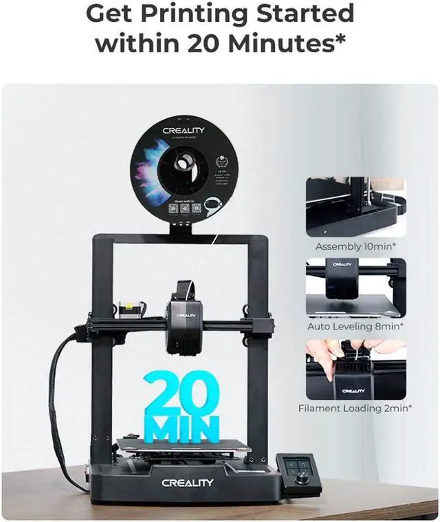 Alt view image 7 of 7 - Ender-3 V3 SE 3D Printer Sprite Direct Extrusion/Dual Z-Axis/IU Display CR Touch