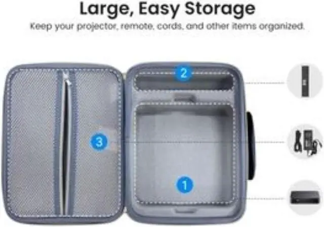 Alt view image 5 of 5 - Dangbei Carry Case for Atom Portable Laser Projector