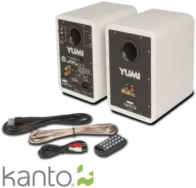 Alt view image 3 of 5 - Kanto YUMI Powered Speaker System w/Bluetooth (Matte White)
