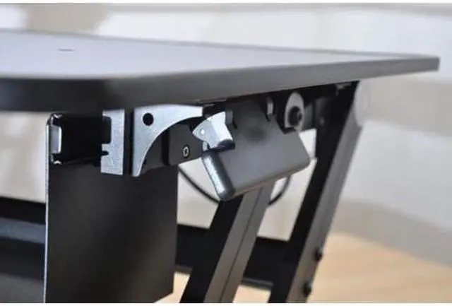 Alt view image 2 of 4 - Rocelco DADR Height Adjustable Sit/Stand Desk Computer Riser DADR Black