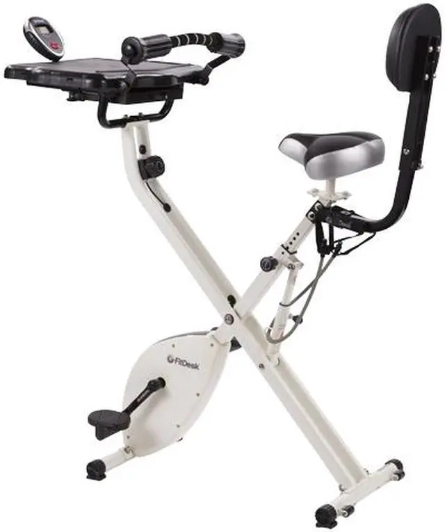 Alt view image 2 of 6 - FitDesk Bike Desk 3.0 (w/Massage Roller, Integrated Tablet Holder)