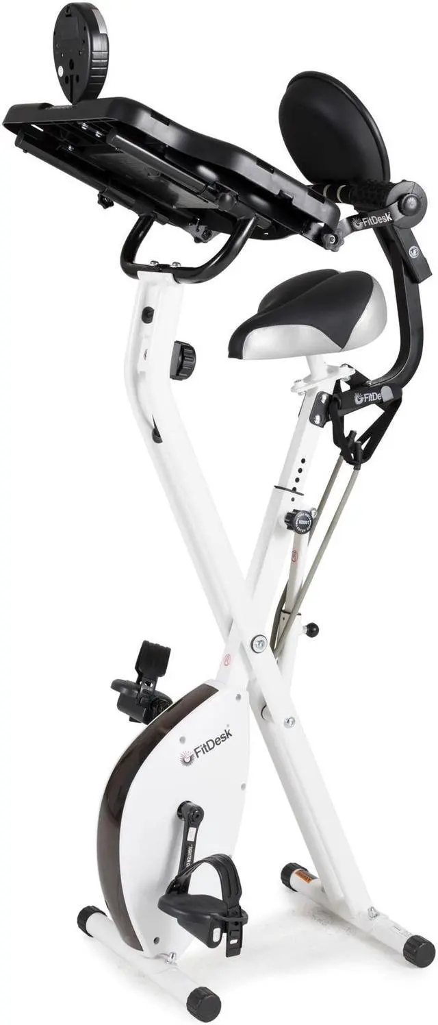 Alt view image 5 of 6 - FitDesk Bike Desk 3.0 (w/Massage Roller, Integrated Tablet Holder)