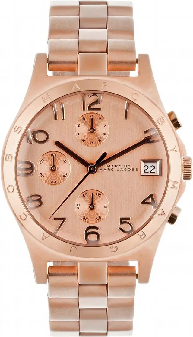 Alt view image 4 of 13 - Marc by Marc Jacobs MBM3074 Henry Classic Rose Gold-Tone Women's Watch