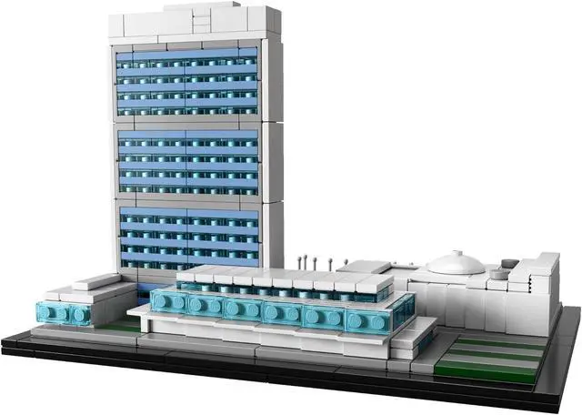 Alt view image 10 of 13 - Lego Architecture United Nations Headquarters Set