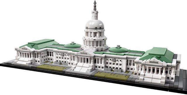 Alt view image 4 of 11 - LEGO Architecture United States Capitol Building (21030)