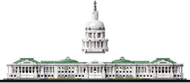 Alt view image 6 of 11 - LEGO Architecture United States Capitol Building (21030)
