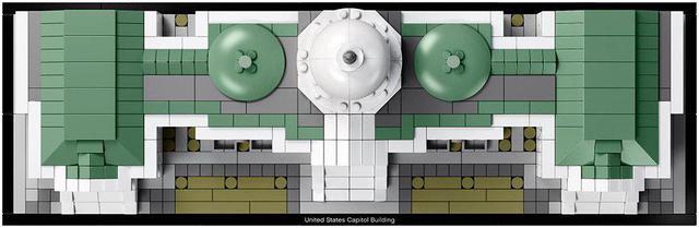 Alt view image 7 of 11 - LEGO Architecture United States Capitol Building (21030)